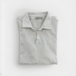 SUITSUPPLY MENS POLO SHIRT WHITE Size XXL 100% COTTON GREAT CONDITION!